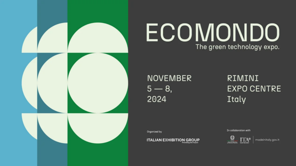Locandina Ecomondo 2024. Info nella pagine