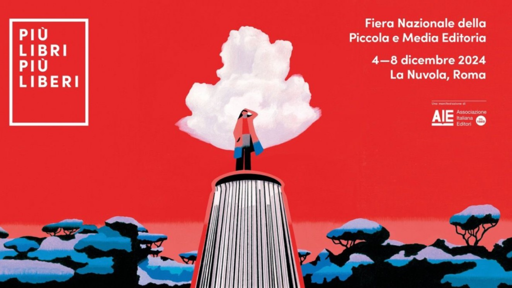 Locandina Più Libri PiùLiberi 2024. Info nella pagina