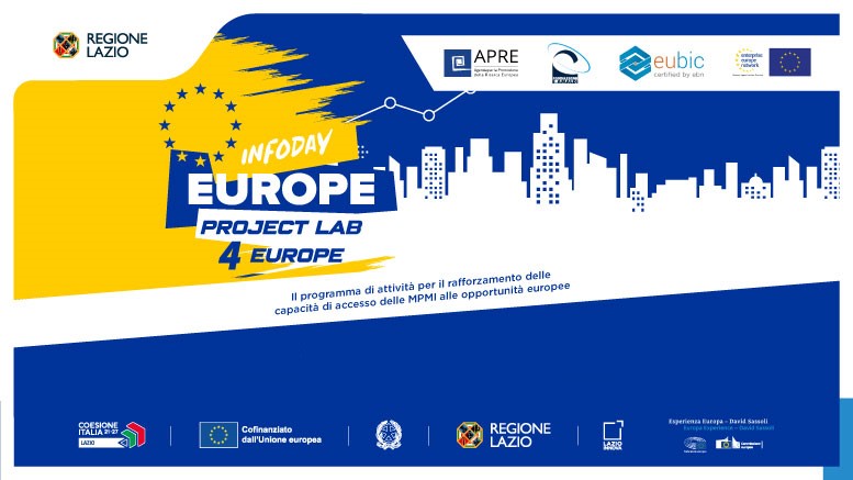 Locandina Infoday & Project Europe Info nella pagina